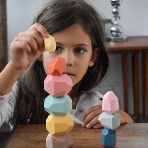 Montessori inspired wooden blocks. Perfect GIFT 🎁 20 blocks new in the box.